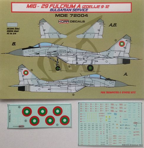 MiG-29 Fulcrum A Bulgaria